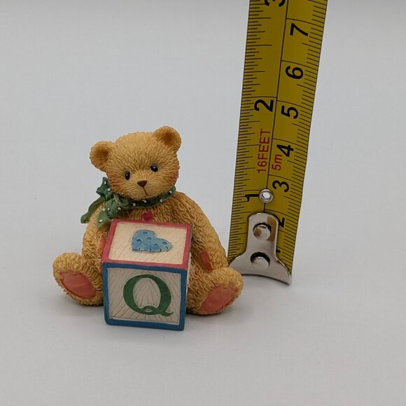 Cherished Teddies Bear with ABC "Q" Block (158488Q) 1995 - Picture 9 of 10